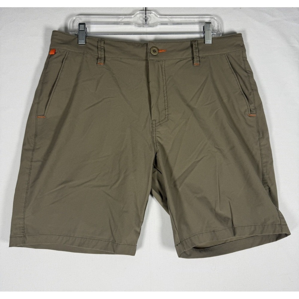 Halsey Shorts Mens 34 Brown Sport H44 Golf Stretch Performance Water Resistant